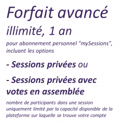 forfait avancé 1an, illimité
